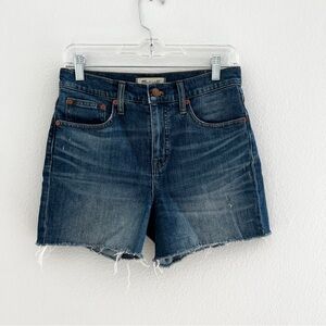 Madewell High Rise Jean Shorts